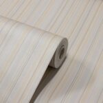 Papel de Parede Vinilico Listras Azul c/ Marfim PDS1607