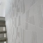 Papel de Parede Alto Relevo Pedaços Encaixados Off White