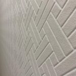 Papel de Parede Alto Relevo Geométrico Off White