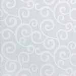 Papel de Parede Alto Relevo Floral Off White