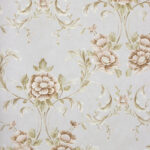 Papel de Parede Vinilizado Floral Areia com Flores Bege PDF0701