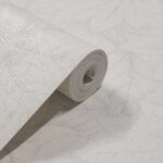 Papel de Parede Vinílico Floral Cinza e Off White PDF1305
