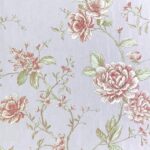 Papel de Parede Floral Coleção 2021 fundo Lilás Claro PDF3372