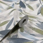 Papel de Parede Vinílico Floral Verde Folhas PDF5152