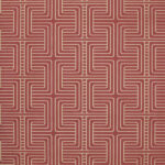 Papel de Parede Vinilizado Geometrico Vermelho com Dourado Metalizado PDG0702