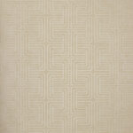 Papel de Parede Vinilizado Geometrico Bege com dourado metalizado PDG0704