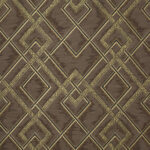 Papel de Parede Geométrico Marrom com Dourado e Preto PDG14BL