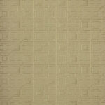 Papel de Parede Vinilizado Geométrico Palha com Dourado PDG2204