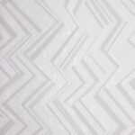 Papel de Parede Chevron Off White com Cinza PDG3103