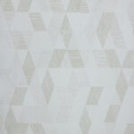Papel de Parede Geométrico Bege com Off white
