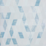 Papel de Parede Geométrico Azul com prata PDG7380
