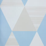 Papel de Parede Geométrico Azul Infantil PDI7001