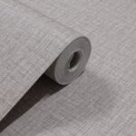 Papel de Parede Vinílico Linho Cinza PDL0403