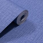 Papel de Parede Vinílico Linho Azul Vibrante PDL0408