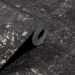 Papel de Parede Vinílico Texturizado Preto e Branco PDL7448
