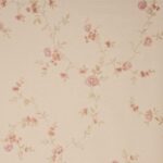 PAPEL DE PAREDE VINÍLICO INFANTIL ROSA COM FLORES MENINA