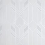 Papel de Parede Off White com Prata PDG0236