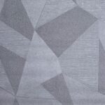 Papel de Parede Geométrico Prata Metalizado PDG0901