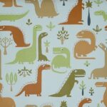 PAPEL DE PAREDE VINÍLICO INFANTIL DINOSSAURO