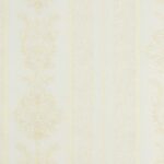 Papel de Parede Vinílico Listras com Damask Nude